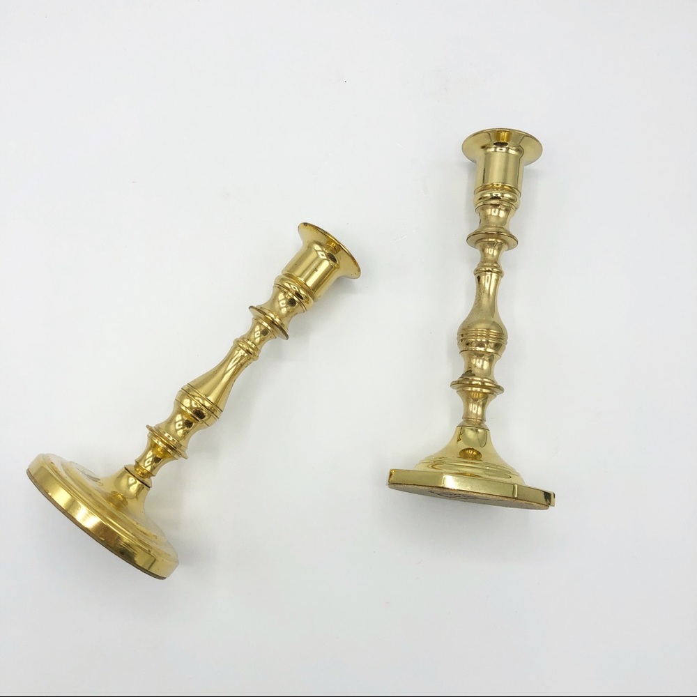 Baldwin Brass Candlesticks • Set of 2